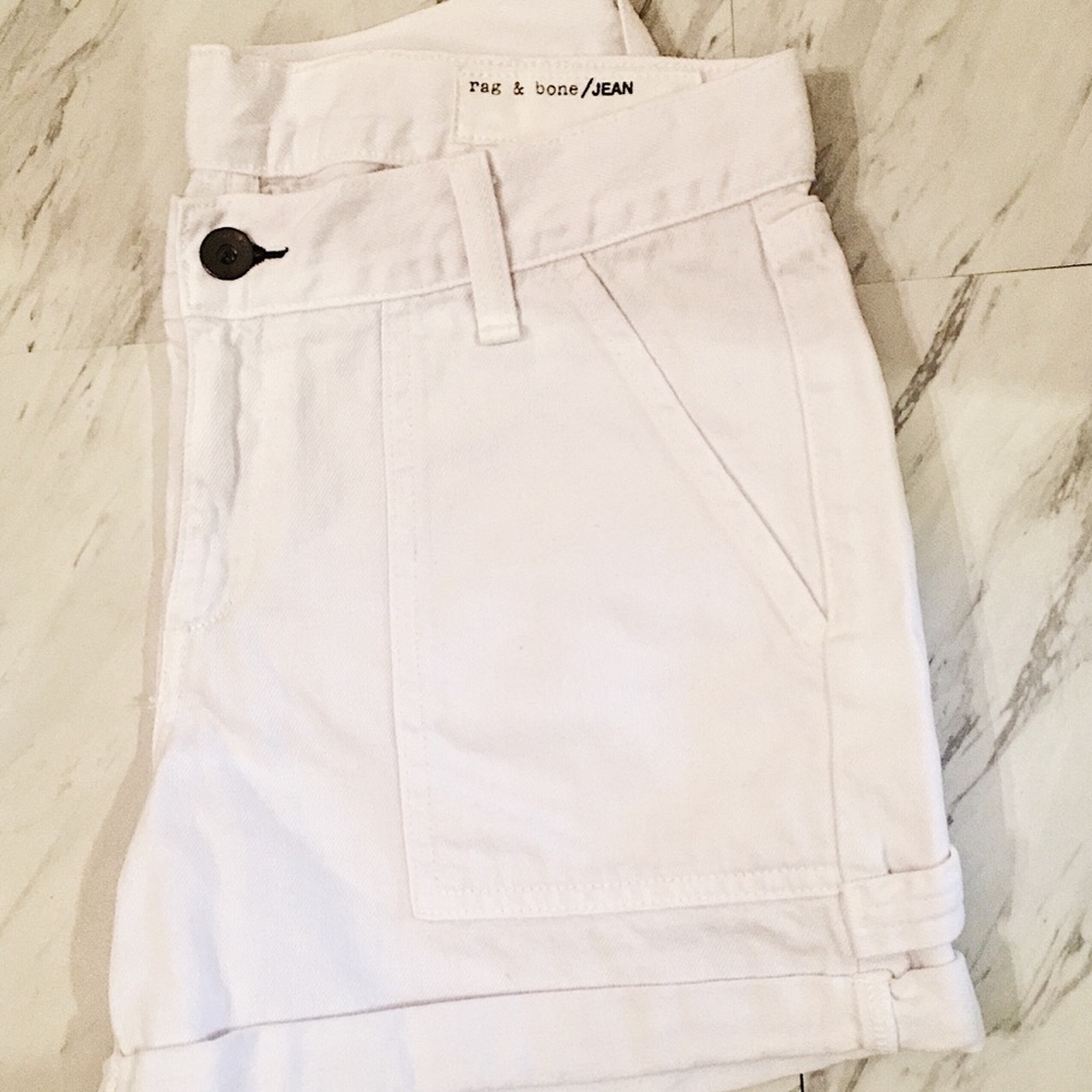 White Rag N Bone Shorts